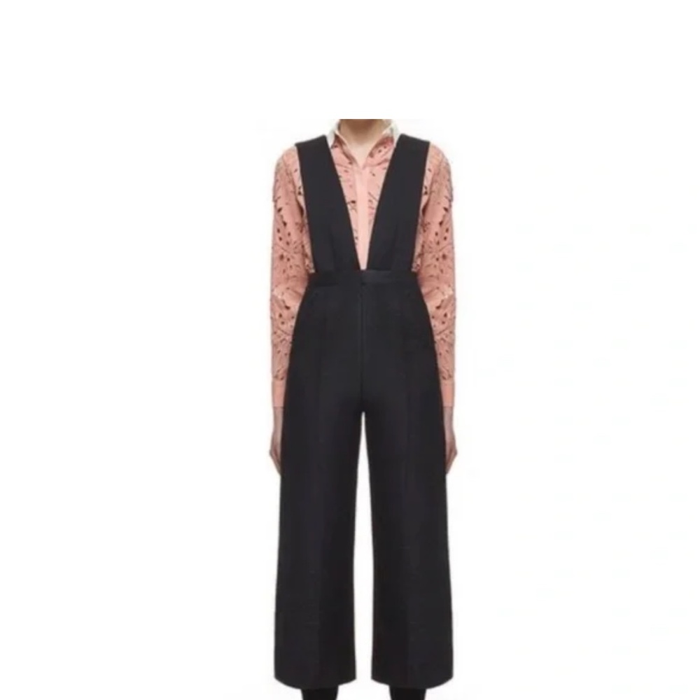 Self Portrait | Botanical Pink Jacquard Jumpsuit
